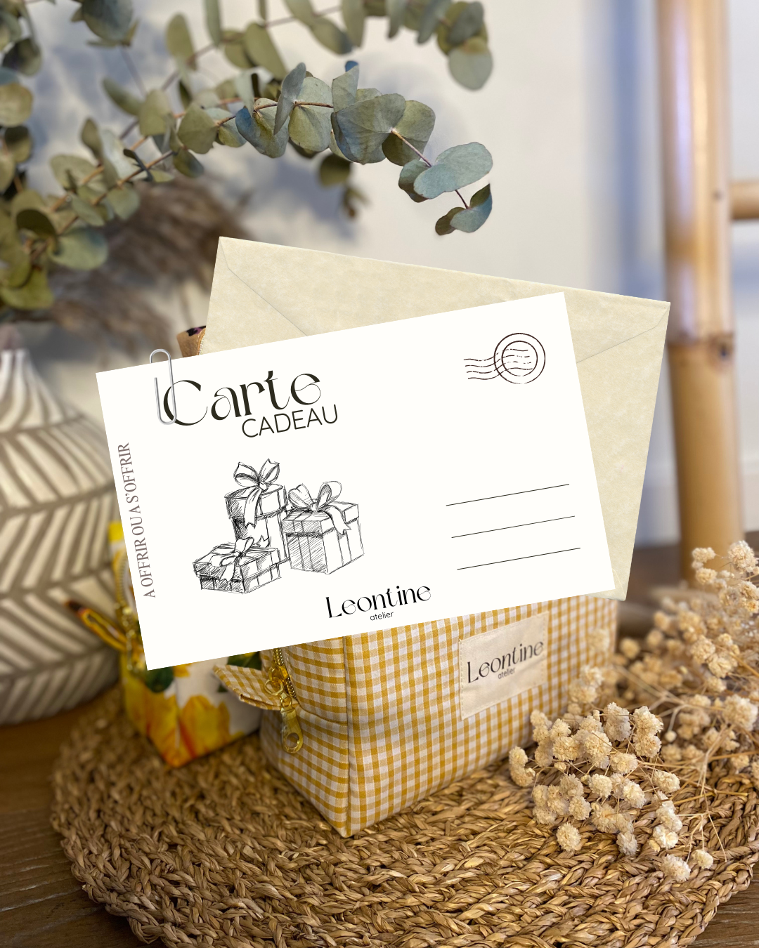 Carte Cadeau Leontine Atelier
