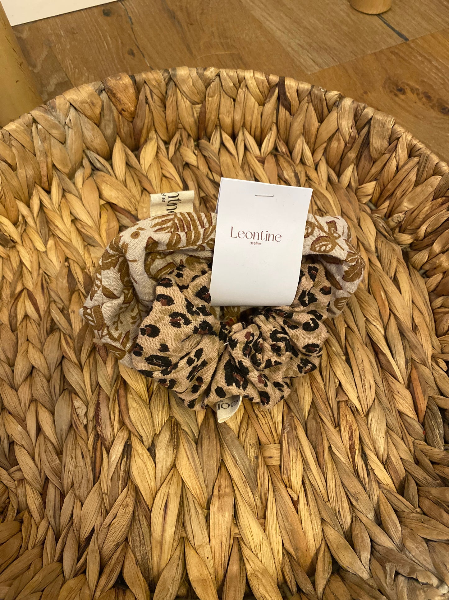 Chouchou en Tissu - Lot de 2 Élastiques à Cheveux