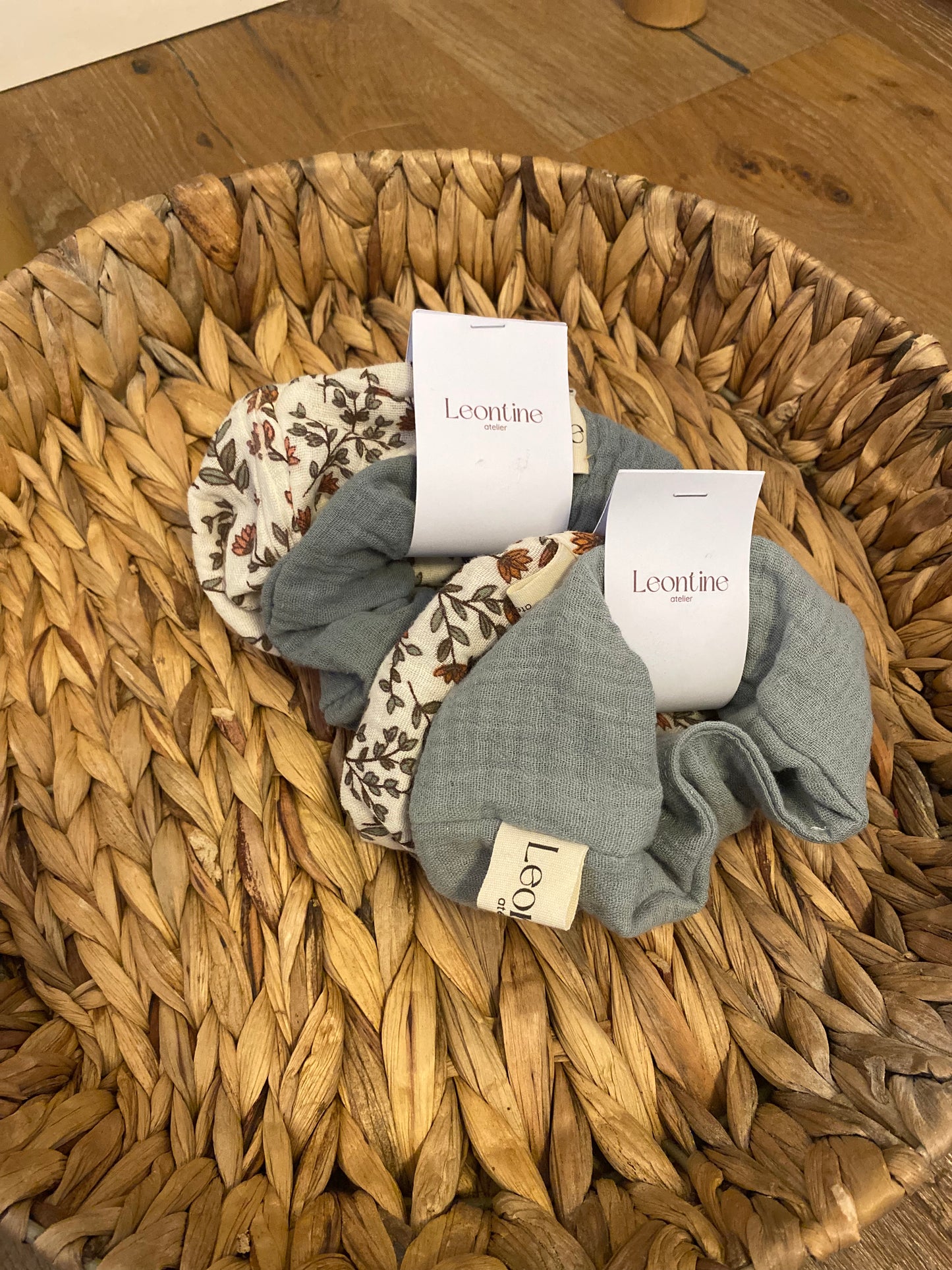 Chouchou en Tissu - Lot de 2 Élastiques à Cheveux