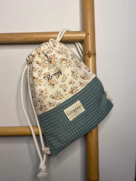 Sac à dos à lanières coulissantes pour kids